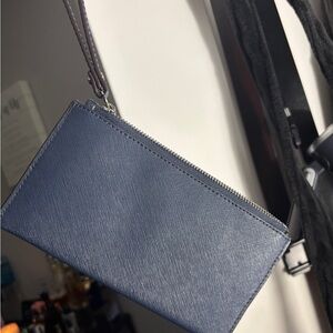 Michael Kors Navy Wristlet Clutch